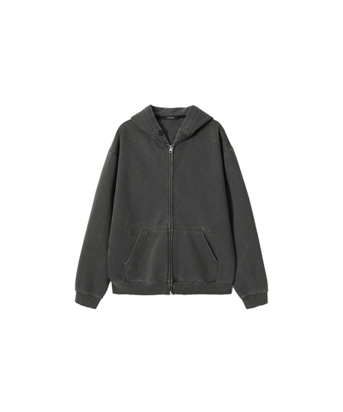 KIJUN MEN（キジュンメンズ）の「Garment Dyed Patch Hoodie Charcoal（パーカー・メンズ・その他・MEDIUM/LARGE/X-LARGE）」の5枚目の写真