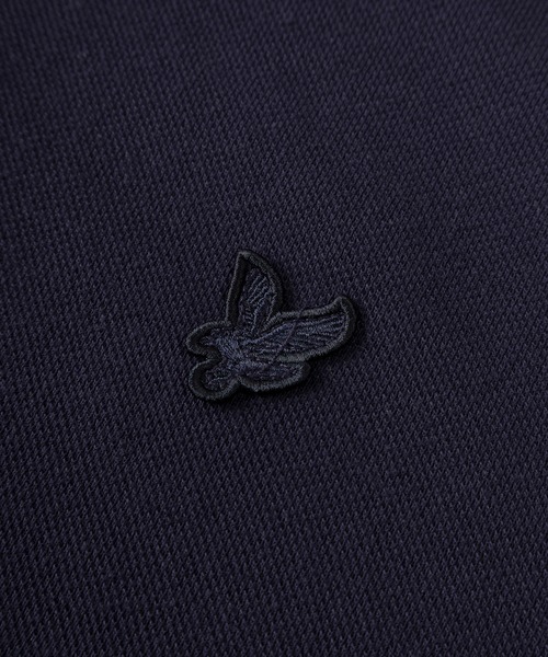 LYLE&SCOTT（ライルアンドスコット）の「【71】【LYLE & SCOTT/ライル&スコット】ワンポイント刺繍 鹿の子 リブライン ポロシャツ（ポロシャツ・メンズ・グレー/ブラック/グリーン/ホワイト/ネイビー/ピンク・M/XL/L）」の10枚目の写真