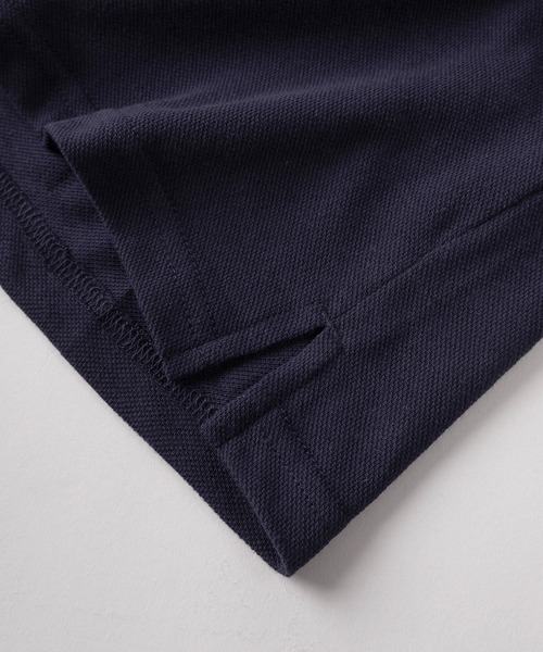 LYLE&SCOTT（ライルアンドスコット）の「【71】【LYLE & SCOTT/ライル&スコット】ワンポイント刺繍 鹿の子 リブライン ポロシャツ（ポロシャツ・メンズ・グレー/ブラック/グリーン/ホワイト/ネイビー/ピンク・M/XL/L）」の16枚目の写真