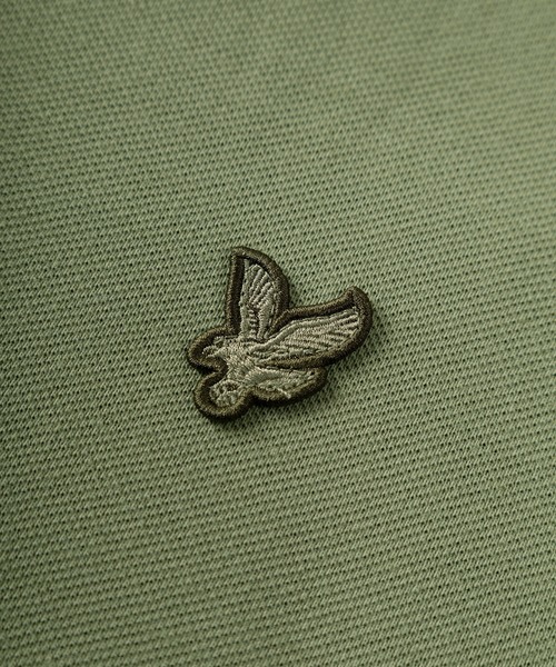 LYLE&SCOTT（ライルアンドスコット）の「【71】【LYLE & SCOTT/ライル&スコット】ワンポイント刺繍 鹿の子 リブライン ポロシャツ（ポロシャツ・メンズ・グレー/ブラック/グリーン/ホワイト/ネイビー/ピンク・M/XL/L）」の13枚目の写真