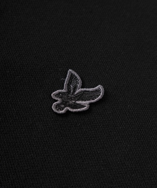 LYLE&SCOTT（ライルアンドスコット）の「【71】【LYLE & SCOTT/ライル&スコット】ワンポイント刺繍 鹿の子 リブライン ポロシャツ（ポロシャツ・メンズ・グレー/ブラック/グリーン/ホワイト/ネイビー/ピンク・M/XL/L）」の14枚目の写真