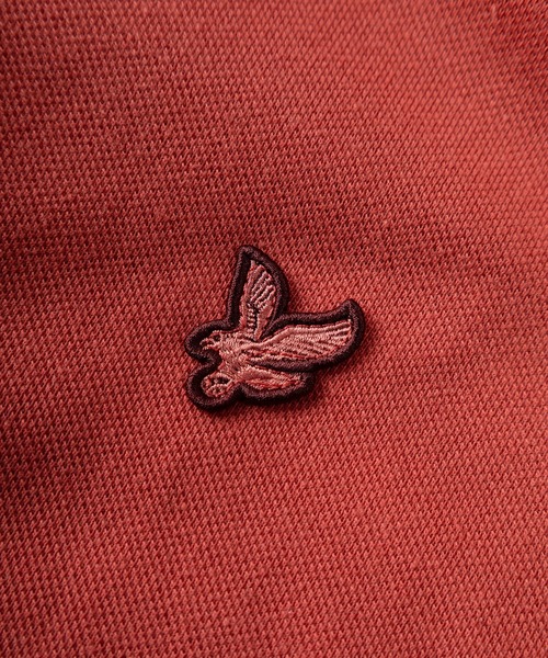 LYLE&SCOTT（ライルアンドスコット）の「【71】【LYLE & SCOTT/ライル&スコット】ワンポイント刺繍 鹿の子 リブライン ポロシャツ（ポロシャツ・メンズ・グレー/ブラック/グリーン/ホワイト/ネイビー/ピンク・M/XL/L）」の15枚目の写真