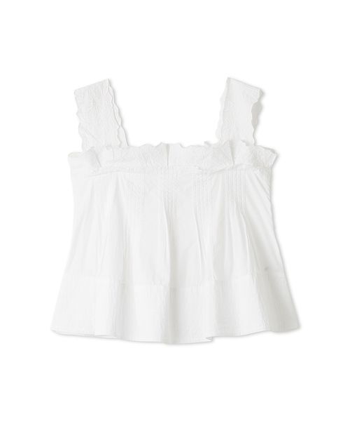 SNIDEL(スナイデル)の「エンブロイダリートップス(シャツ/ブラウス・レディース・ネイビー/ピンク/ホワイト・F)」の16枚目の写真