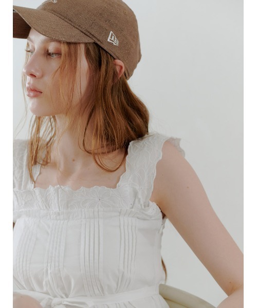 SNIDEL(スナイデル)の「エンブロイダリートップス(シャツ/ブラウス・レディース・ネイビー/ピンク/ホワイト・F)」の20枚目の写真