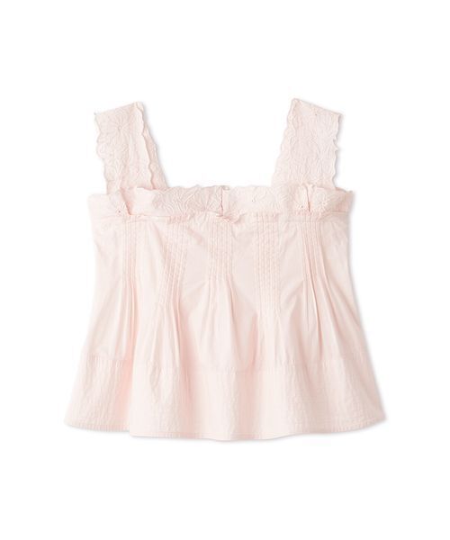 SNIDEL(スナイデル)の「エンブロイダリートップス(シャツ/ブラウス・レディース・ネイビー/ピンク/ホワイト・F)」の21枚目の写真