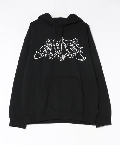 HUF(ハフ)の「HUF 長袖パーカー グラフィック(パーカー・メンズ・ブラック/グリーン系その他・X-LARGE/MEDIUM/LARGE)」の2枚目の写真