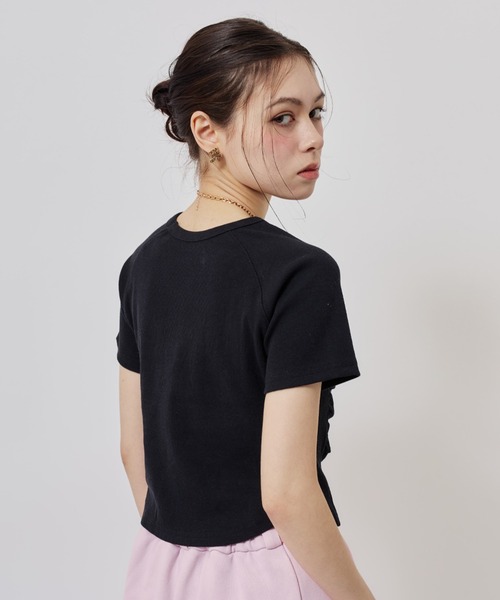 atmos pink（アトモスピンク）の「atmos pink Logo T-shirt / アトモス ピンク ロゴ T-シャツ（Tシャツ/カットソー・レディース・サックスブルー/ブラック/ホワイト・FREE）」の10枚目の写真