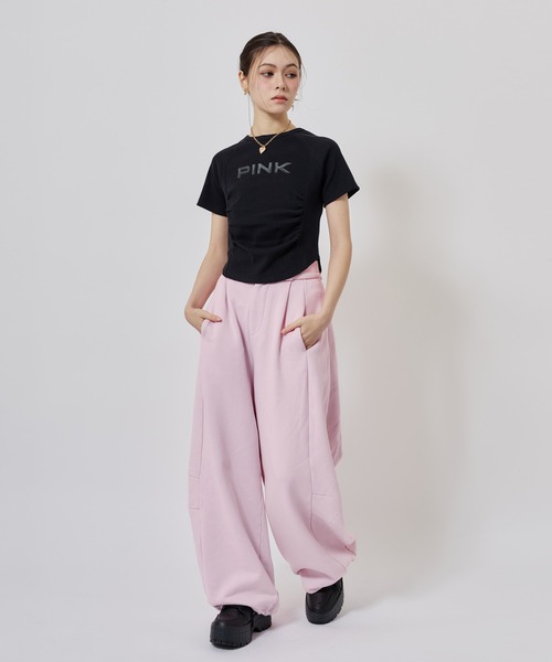 atmos pink（アトモスピンク）の「atmos pink Logo T-shirt / アトモス ピンク ロゴ T-シャツ（Tシャツ/カットソー・レディース・サックスブルー/ブラック/ホワイト・FREE）」の11枚目の写真