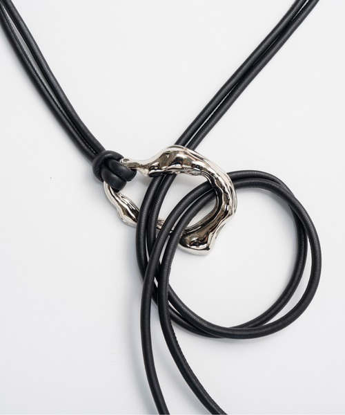 MAISON SPECIAL(メゾンスペシャル)の「【2026SUMMER PRE-ORDER】Vegan Leather Rope Belt/ヴィーガンレザーロープベルト(ベルト・レディース・イエロー/ブラック・FREE)」の5枚目の写真