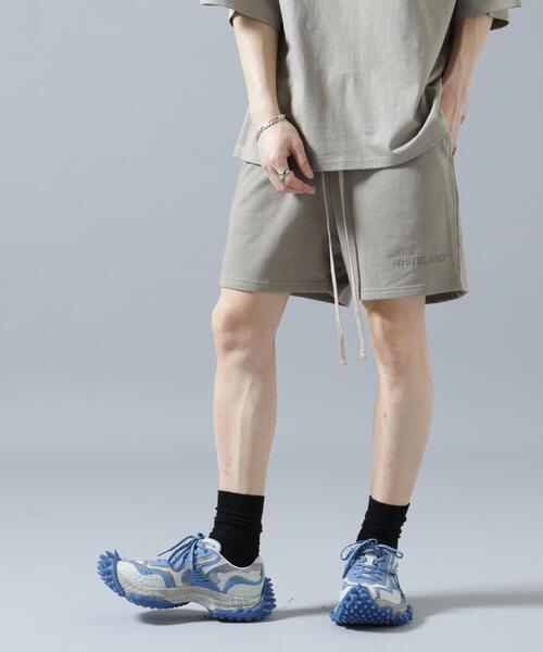 WHITELAND(ホワイトランド)の「【WEB&DEPOT限定】WHITELAND/ホワイトランド/LOGO SWEAT SHORTS(スウェットパンツ・レディース・ベージュ/グレー/ブラック・L/M/S)」の3枚目の写真