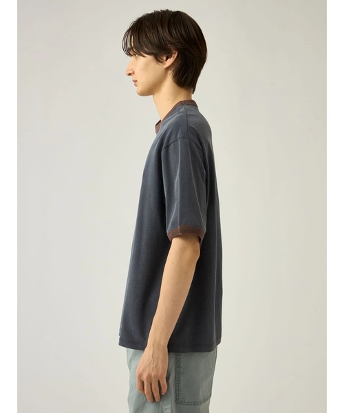 Mc McGREGOR(エムシーマックレガー)の「【Mc McGREGOR】クルーネック リンガー オーバーサイズ Tシャツ(Tシャツ/カットソー・メンズ・ブラウン/ダークグレー/ブルー系その他2・M/L)」の9枚目の写真