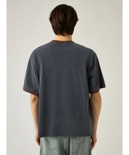 Mc McGREGOR(エムシーマックレガー)の「【Mc McGREGOR】クルーネック リンガー オーバーサイズ Tシャツ(Tシャツ/カットソー・メンズ・ブラウン/ダークグレー/ブルー系その他2・M/L)」の8枚目の写真