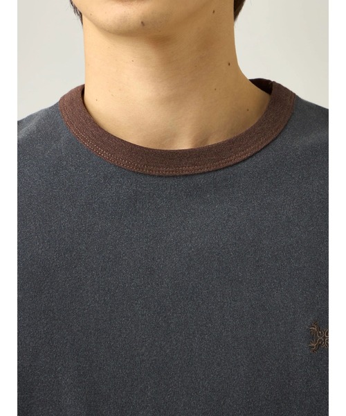Mc McGREGOR(エムシーマックレガー)の「【Mc McGREGOR】クルーネック リンガー オーバーサイズ Tシャツ(Tシャツ/カットソー・メンズ・ブラウン/ダークグレー/ブルー系その他2・M/L)」の7枚目の写真