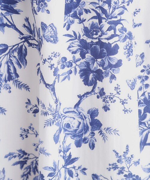LAURA ASHLEY(ローラアシュレイ)の「【洗える/コットン100%/ウエストゴム/3colors】ウォールド ガーデン柄スカート(スカート・レディース・ブルー系/ダークグリーン系/ネイビー系・38/40)」の11枚目の写真