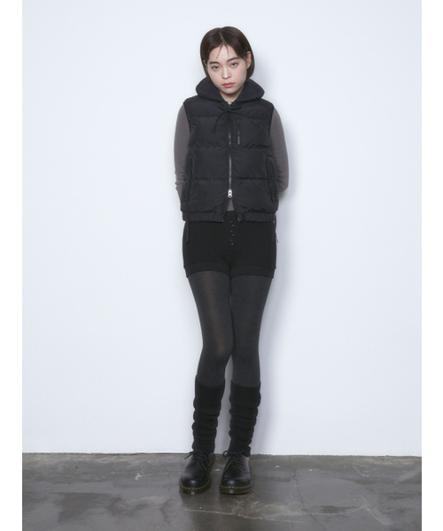TUOMIO（トゥオミオ）の「STRAP PUFFER VEST [BLACK]（ダウンベスト・レディース・その他・1/2）」の5枚目の写真