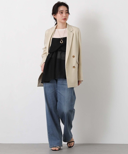 Gready Brilliant(グレディブリリアン)の「メッシュネジリキャミ(シャツ/ブラウス・レディース・ブラック/ベージュ・38)」の11枚目の写真