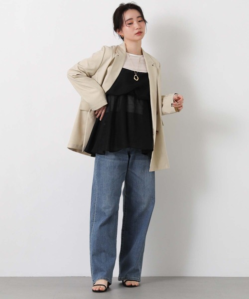 Gready Brilliant(グレディブリリアン)の「メッシュネジリキャミ(シャツ/ブラウス・レディース・ブラック/ベージュ・38)」の14枚目の写真