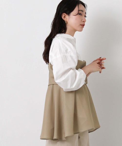 Gready Brilliant(グレディブリリアン)の「メッシュネジリキャミ(シャツ/ブラウス・レディース・ブラック/ベージュ・38)」の20枚目の写真