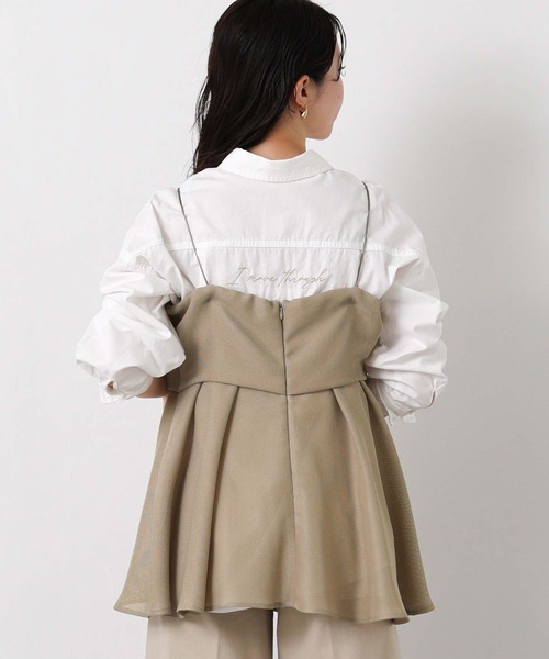 Gready Brilliant(グレディブリリアン)の「メッシュネジリキャミ(シャツ/ブラウス・レディース・ブラック/ベージュ・38)」の21枚目の写真