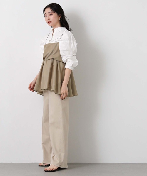 Gready Brilliant(グレディブリリアン)の「メッシュネジリキャミ(シャツ/ブラウス・レディース・ブラック/ベージュ・38)」の16枚目の写真
