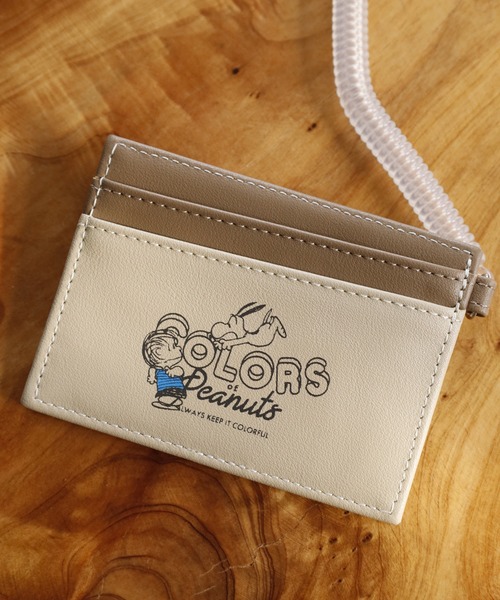 FUNALIVE（ファンアライブ）の「SNOOPY スヌーピー シングルパスケース 合皮（パスケース・レディース・オレンジ/グリーン・FREE）」の10枚目の写真