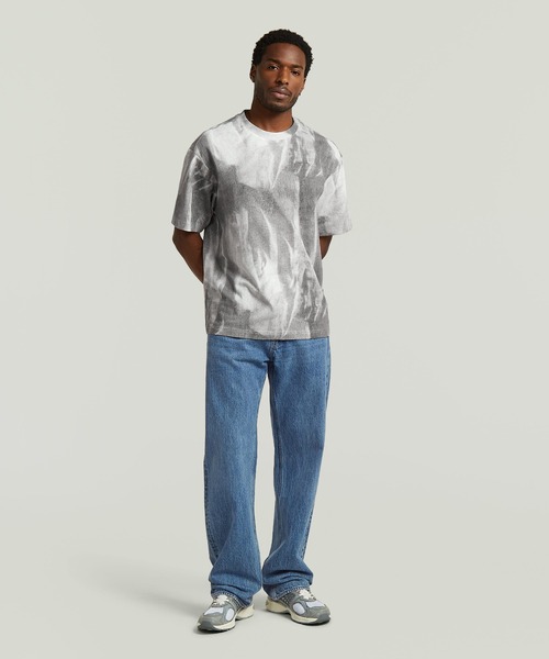 G-STAR(ジースター)の「【Safari Online掲載】Allover Loose T-Shirt/デニムフレームルーズTシャツ(Tシャツ/カットソー・メンズ・グレー系その他/ブルー系その他・X-SMALL/SMALL/MEDIUM/LARGE/X-LARGE)」の5枚目の写真