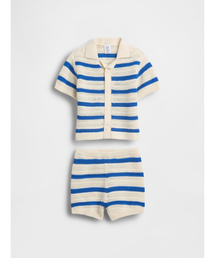 GAP（ギャップ）の「クロシェ コーデセット (ベビー)（セットアップ）」