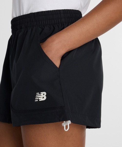 NEW BALANCE(ニューバランス)の「Tracksideウーブンショーツ(その他パンツ・レディース・ブラック/レモンイエロー・SMALL/MEDIUM/LARGE/X-LARGE)」の6枚目の写真