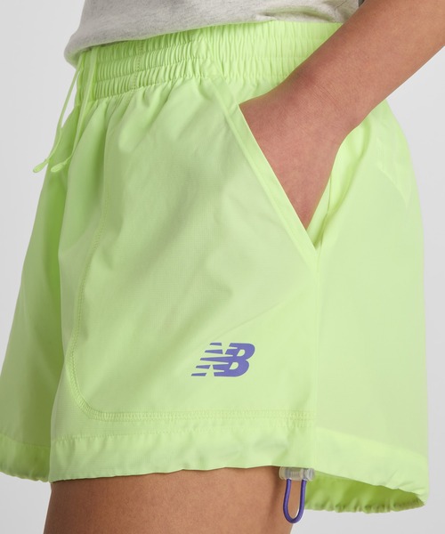 NEW BALANCE(ニューバランス)の「Tracksideウーブンショーツ(その他パンツ・レディース・ブラック/レモンイエロー・SMALL/MEDIUM/LARGE/X-LARGE)」の10枚目の写真