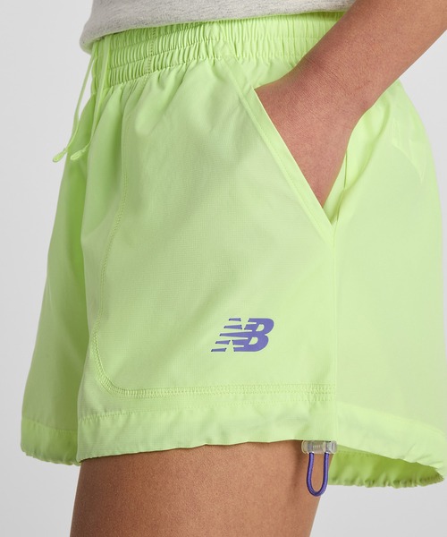 NEW BALANCE(ニューバランス)の「Tracksideウーブンショーツ(その他パンツ・レディース・ブラック/レモンイエロー・SMALL/MEDIUM/LARGE/X-LARGE)」の11枚目の写真