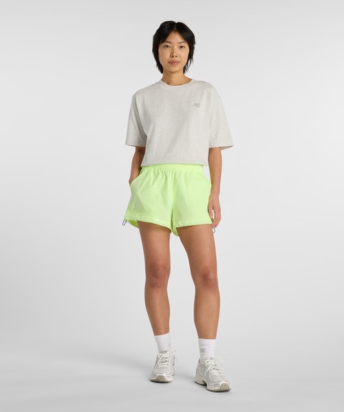 NEW BALANCE(ニューバランス)の「Tracksideウーブンショーツ(その他パンツ・レディース・ブラック/レモンイエロー・SMALL/MEDIUM/LARGE/X-LARGE)」の13枚目の写真