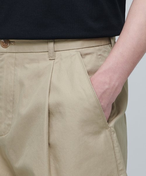 MUSINSA STANDARD(ムシンサスタンダード)の「コットンワイドバミューダショーツ【ベージュ】(その他パンツ・メンズ・その他・38/36/34/32/30/31/33/27/28/29)」の22枚目の写真