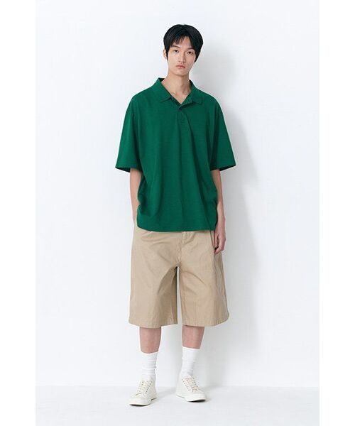 MUSINSA STANDARD(ムシンサスタンダード)の「コットンワイドバミューダショーツ【ベージュ】(その他パンツ・メンズ・その他・38/36/34/32/30/31/33/27/28/29)」の17枚目の写真
