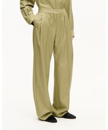 エラスティック パンツ イン バージン ウール