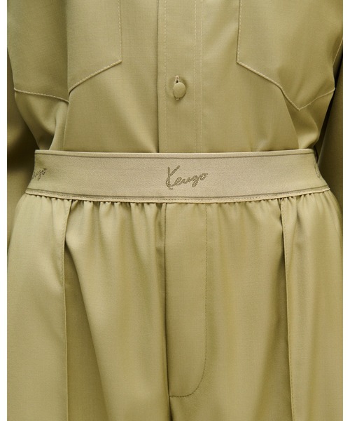 KENZO(ケンゾー)の「エラスティック パンツ イン バージン ウール(その他パンツ・レディース・グリーン系その他・MEDIUM/SMALL)」の5枚目の写真