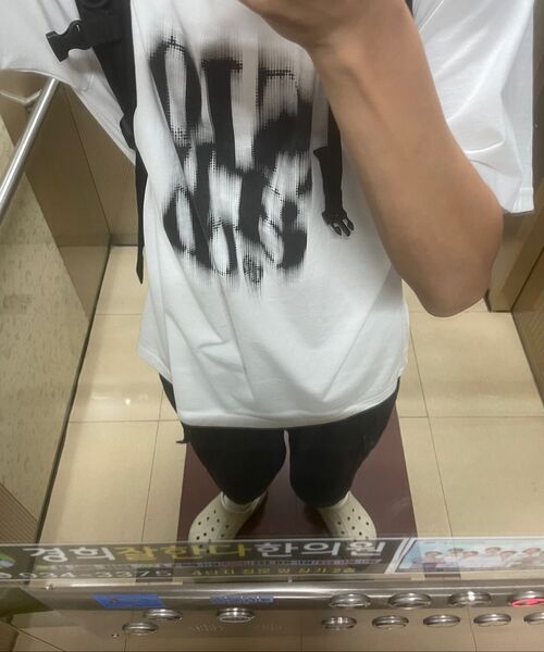 SLOWACID（スローアシッド）の「ブラーリーロゴ半袖Tシャツ[ホワイト]（Tシャツ/カットソー・レディース・その他・SMALL/X-LARGE/MEDIUM/LARGE）」の11枚目の写真