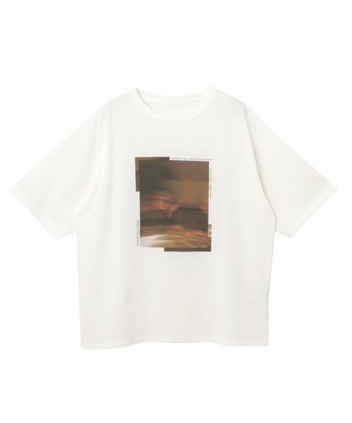 andme（アンドミー）の「【選べるプリントデザイン】半袖ロゴTシャツ【UVカット/接触冷感】（Tシャツ/カットソー・レディース・ホワイト系その他/オフホワイト・FREE）」の10枚目の写真