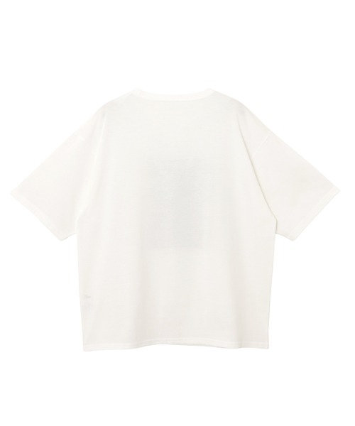 andme（アンドミー）の「【選べるプリントデザイン】半袖ロゴTシャツ【UVカット/接触冷感】（Tシャツ/カットソー・レディース・ホワイト系その他/オフホワイト・FREE）」の7枚目の写真