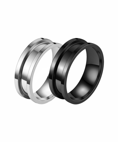 SBG(エスビー)の「SBG アクセントガターリング(リング・メンズ・ブラック/シルバー・16号/18号/21号/23号)」の6枚目の写真