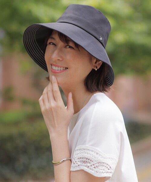 J.PRESS Ladies（J.プレス レディス）の「【一枚で着映え・シーンレスに活躍】コットンスムース レースデザイン カットソー（Tシャツ/カットソー・レディース・ネイビー系/サックスブルー系/ホワイト系/ライトグレー系/ブラウン系/ホワイト系1・SMALL）」の9枚目の写真
