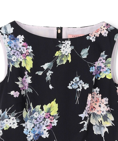 TOCCA(トッカ)の「HYDRANGEA PRISM ドレス(ワンピース・レディース・ブラック系5/アイボリー系5・0/2/4/6)」の21枚目の写真