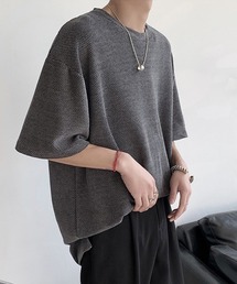 Mesh Knit Oversized T-Shirt メッシュニットオーバーサイズTシャツ