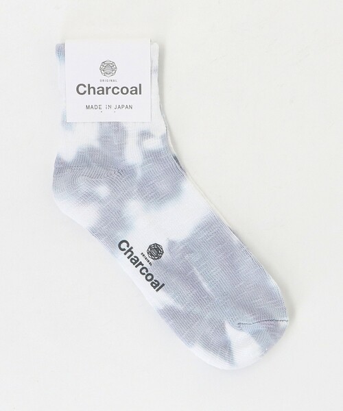 UNITED ARROWS（ユナイテッドアローズ）の「＜ORIGINAL Charcoal＞SLUB MIX SOCKS f/タイダイ ソックス（ソックス/靴下・メンズ・パープル/ブラウン系/グレー系・M）」の2枚目の写真