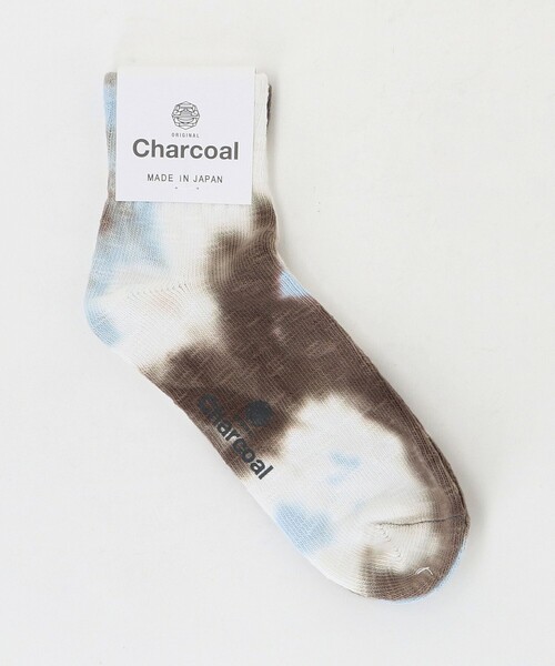 UNITED ARROWS（ユナイテッドアローズ）の「＜ORIGINAL Charcoal＞SLUB MIX SOCKS f/タイダイ ソックス（ソックス/靴下・メンズ・パープル/ブラウン系/グレー系・M）」の3枚目の写真