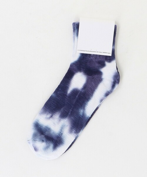 UNITED ARROWS（ユナイテッドアローズ）の「＜ORIGINAL Charcoal＞SLUB MIX SOCKS f/タイダイ ソックス（ソックス/靴下・メンズ・パープル/ブラウン系/グレー系・M）」の4枚目の写真