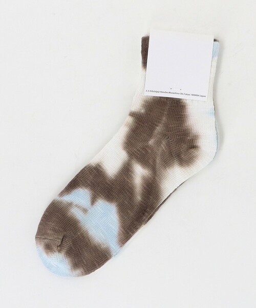 UNITED ARROWS（ユナイテッドアローズ）の「＜ORIGINAL Charcoal＞SLUB MIX SOCKS f/タイダイ ソックス（ソックス/靴下・メンズ・パープル/ブラウン系/グレー系・M）」の7枚目の写真