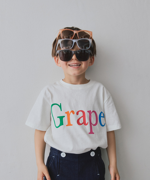 IENA ENFANT(イエナアンファン)の「【byeA. / バイエー】NOT APPLE TEE (PEACH)kids(Tシャツ/カットソー・キッズ・ブラック/ホワイト・MEDIUM/LARGE)」の4枚目の写真