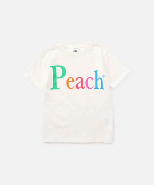IENA ENFANT(イエナアンファン)の「【byeA. / バイエー】NOT APPLE TEE (PEACH)kids(Tシャツ/カットソー・キッズ・ブラック/ホワイト・MEDIUM/LARGE)」の12枚目の写真