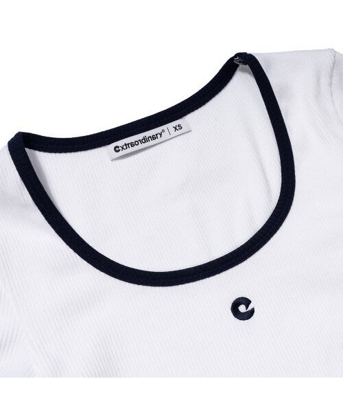 EXTRAORDINARY(エクストラオーディナリー)の「W SYMBOL TEE OFF WHITE(Tシャツ/カットソー・レディース・その他・SMALL/X-SMALL)」の3枚目の写真
