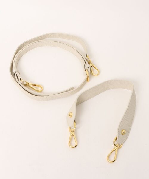 NiiNa(ニーナ)の「【NiiNa】【高品質牛革】2wayワンハンドルスクエアショルダーバッグ(ショルダーバッグ・レディース・ホワイト/ブラウン・FREE)」の12枚目の写真